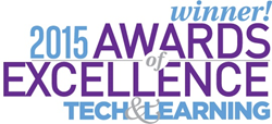 Winner! 2015 Awards of Excellence from Tech & Learning magazine