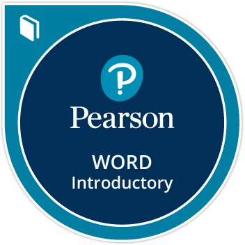 MyLab IT Word Introductory Badge